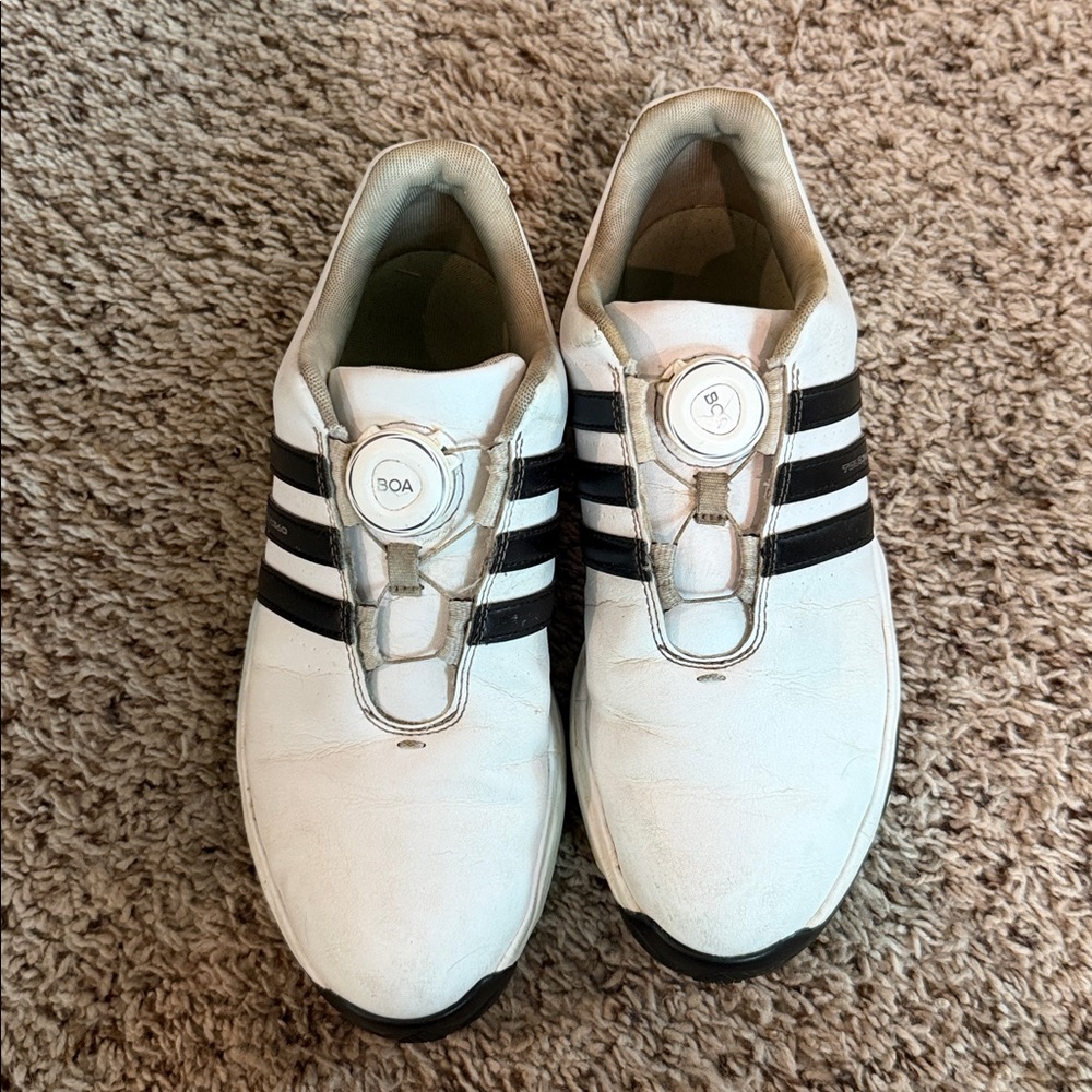 Adidas Golf Shoes White and Gray